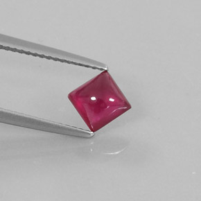 Rubino naturale rosso da 1,41 ct, trasparente, trasparente/traslucido