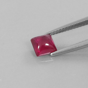Rubino naturale rosso da 1,41 ct, trasparente, trasparente/traslucido