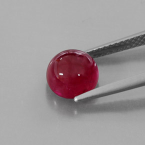 Rubino naturale rosso da 3,23 ct, trasparente, trasparente/traslucido