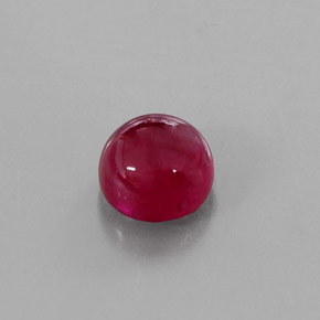 Rubino naturale rosso da 3,23 ct, trasparente, trasparente/traslucido
