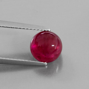 Rubino naturale rosso da 3,23 ct, trasparente, trasparente/traslucido