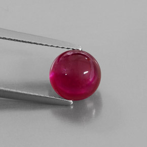 Rubino naturale rosso da 3,35 ct, trasparente, trasparente/traslucido