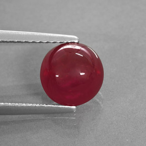 Rubino naturale rosso da 3,13 ct, trasparente, trasparente/traslucido
