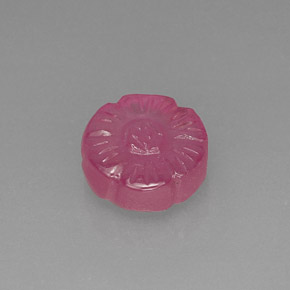 Rubino naturale rosa da 2,11 ct, forma fantasia, traslucido