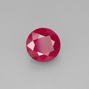 Rubino naturale rosso da 1,87 ct, taglio rotondo, SI