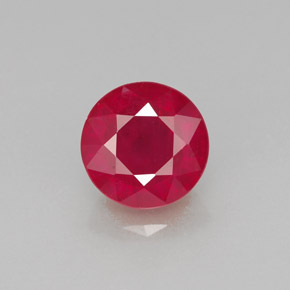 Rubino naturale rosso da 1,95 ct, taglio rotondo, SI