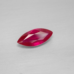 Rubino naturale rosso da 1,97 ct, marchesa, VS-SI
