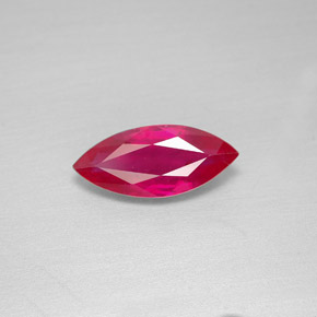 Rubino naturale rosso da 2,00 ct, marchesa, VS-SI