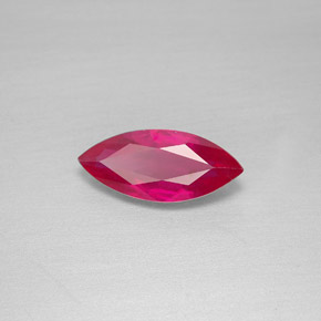 Rubino naturale rosso da 2,00 ct, marchesa, VS-SI