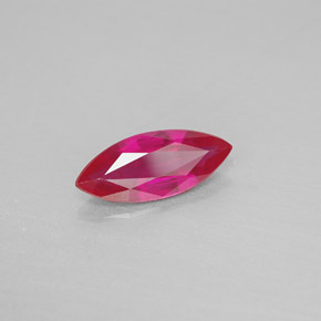 Rubino naturale rosso da 1,61 ct, marchesa, VS-SI