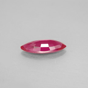 Rubino naturale rosso da 1,61 ct, marchesa, VS-SI
