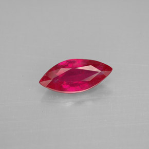 Rubino naturale rosso da 1,56 ct, marchesa, VS-SI