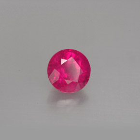 Rubino naturale rosso da 1,19 ct, taglio rotondo, SI