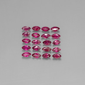 Rubino naturale rosa da  ct, marchesa, VVS-VS