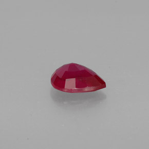 Rubino naturale rosso da 1,45 ct, taglio a pera, VS-SI
