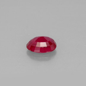 Rubino naturale rosso da 1,63 ct, taglio ovale, VS-SI