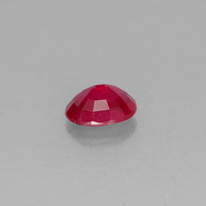 Rubino naturale rosso da 1,67 ct, taglio ovale, SI