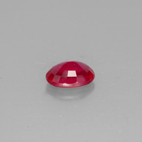 Rubino naturale rosso da 1,54 ct, taglio ovale, VS-SI