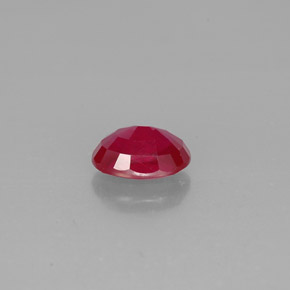 Rubino naturale rosso da 1,84 ct, taglio ovale, VS-SI