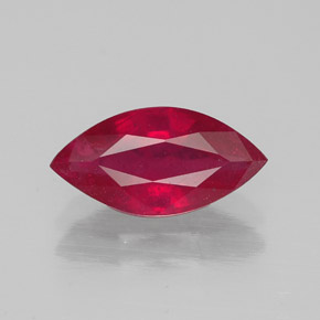 Rubino naturale rosso da 1,80 ct, marchesa, SI