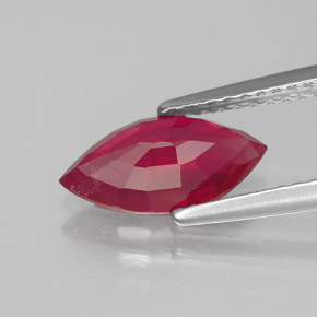 Rubino naturale rosso da 1,80 ct, marchesa, SI