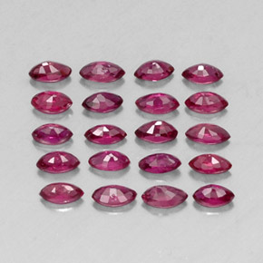 Rubino naturale rosso da  ct, marchesa, VS-SI