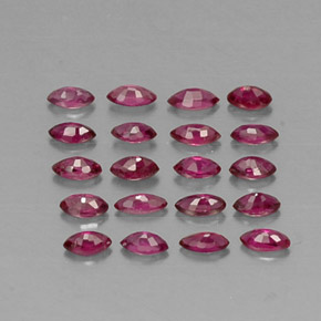 Rubino naturale rosso da  ct, marchesa, VS-SI