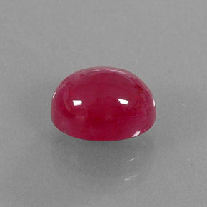 Rubino naturale rosso da 3,30 ct, trasparente, trasparente/traslucido