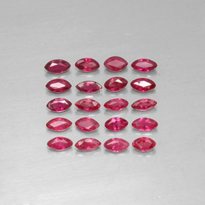 Rubino naturale rosso da  ct, marchesa, VS-SI