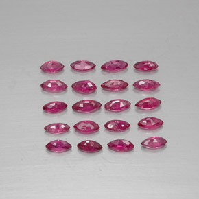 Rubino naturale rosso da  ct, marchesa, VS-SI