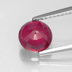 Rubino naturale rosso da 1,98 ct, taglio rotondo, VS-SI