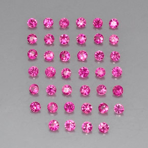 Rubino naturale rosa da  ct, taglio rotondo, VVS-VS