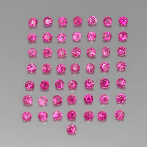 Rubino naturale rosa da  ct, taglio rotondo, VVS-VS