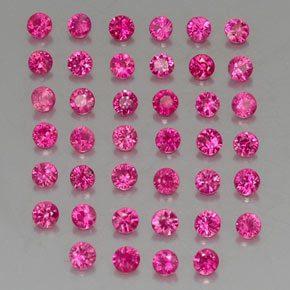 Rubino naturale rosa da  ct, taglio rotondo, VVS-VS