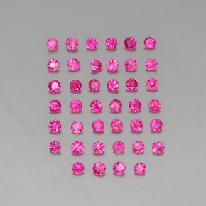 Rubino naturale rosa da  ct, taglio rotondo, VVS-VS