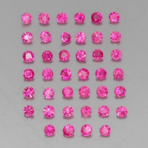 Rubino naturale rosa da  ct, taglio rotondo, VVS-VS