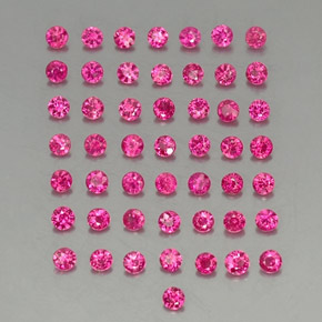 Rubino naturale rosso da 1,16 ct, taglio rotondo, VS-SI