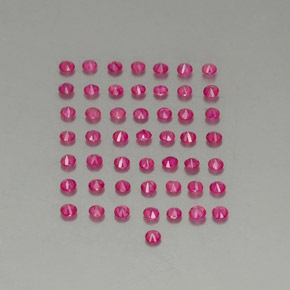 Rubino naturale rosso da 1,16 ct, taglio rotondo, VS-SI