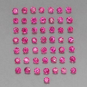 Rubino naturale rosso da 1,22 ct, taglio rotondo, VS-SI