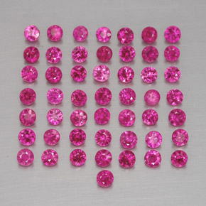 Rubino naturale rosso da 1,18 ct, taglio rotondo, VS-SI