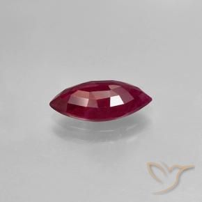 Rubino Rosso medio naturale da 1.41 ct, Taglio marquise, VS-SI