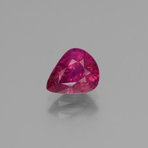 Rubino Rosso rosato naturale da 1.14 ct, Forma a pera, VS-SI