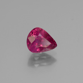 Rubino Rosso rosato naturale da 1.14 ct, Forma a pera, VS-SI