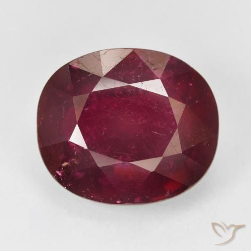 17.06ct Naturale Rosso scuro Rubino, Ovale, VS-SI