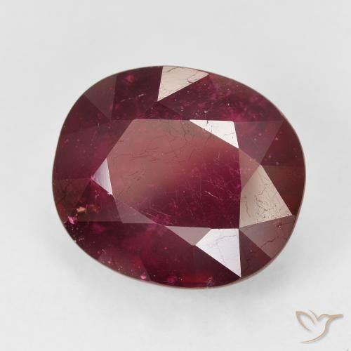 Rubino Rosso scuro naturale da 17.06 ct, Ovale, VS-SI