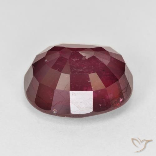 Rubino Rosso scuro naturale da 17.06 ct, Ovale, VS-SI