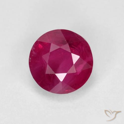 0.94ct Naturale Rosso medio Rubino, Rotondo, VS-SI