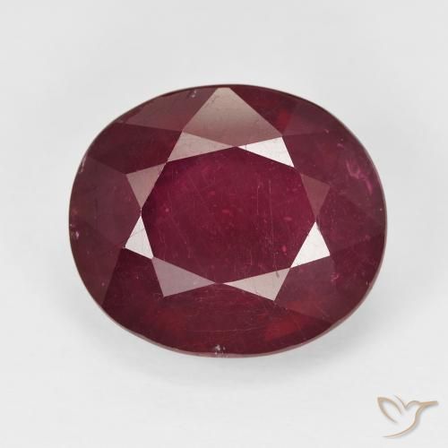 13.27ct Naturale Vino rosso Rubino, Ovale, VS-SI