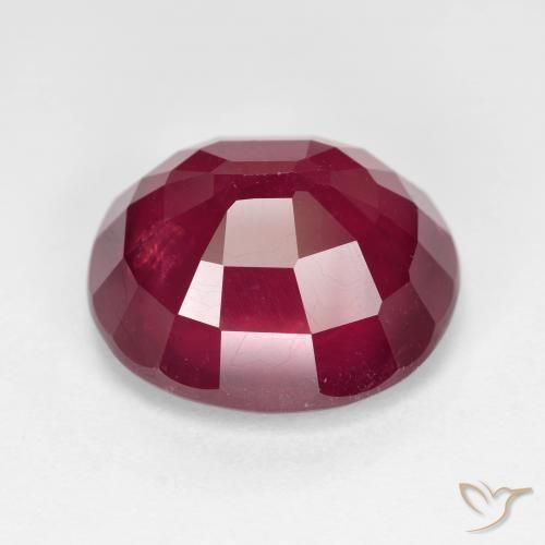 Rubino Rosso scuro naturale da 13.44 ct, Ovale, VS-SI