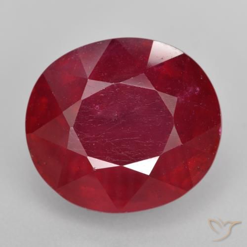 15.41ct Naturale Rosso medio Rubino, Ovale, VS-SI